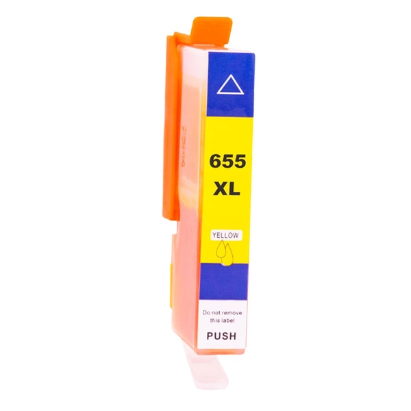 Zgodny Tusz do HP 655XL 15ml Yellow HP Deskjet 3525 4615 4625 5525 6525 DDPrint Nowy