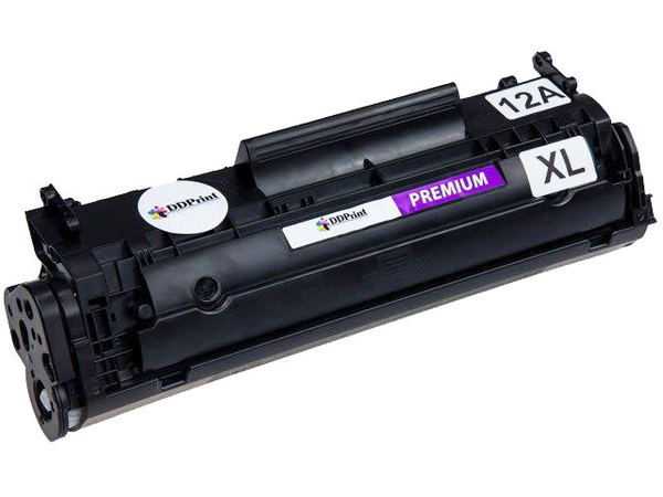 Toner zgodny z HP 12A Q2612A 3K czarny marki DDPrint do HP LaserJet 1010/1012 1015/1018 1020/1022 1022n/3015 3020/3030 3050/3052 3055/M1005 M1319