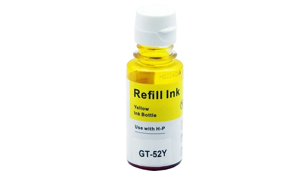 Tusz GT52 Yellow do drukarek HP DeskJet GT5810 / Ink Tank 315 – zamiennik DDPrint – 70 ml