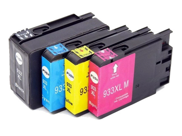 Zestaw tuszy HP 932XL + 933XL CMYK do drukarek HP OfficeJet – zamiennik DDPrint – 104 ml