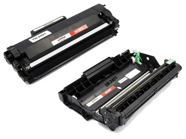 Zestaw toner TN2421 + bęben DR2401 Black do drukarek Brother HL / DCP / MFC – zamiennik – wysoka wydajność