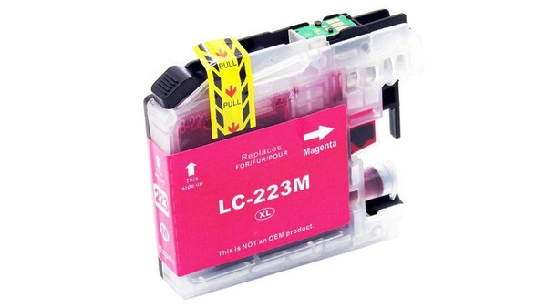 Tusz LC223M Magenta do drukarek Brother DCP-J4120 / MFC-J4420 – zamiennik DDPrint – 10 ml