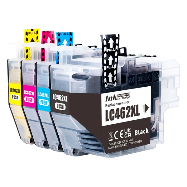 Zestaw tuszy LC462XL CMYK do drukarek Brother MFC-J2340DW / J3540DW / J3940DW – zamiennik DDPrint – 114 ml