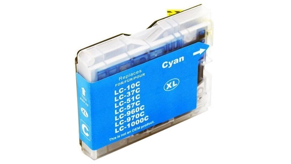 Tusz LC1000C Cyan do drukarek Brother DCP-135C / DCP-150C – zamiennik DDPrint – 20 ml