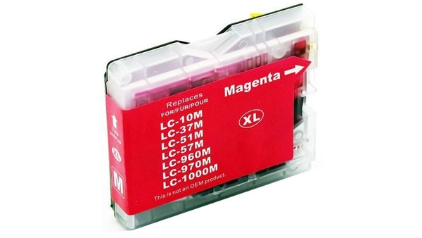 Tusz LC1000M Magenta do drukarek Brother DCP-135C / DCP-150C – zamiennik DDPrint – 20 ml