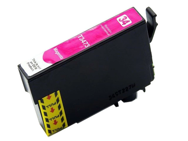Zamiennik Epson 34XL T3473 T34XL Magenta 18ml tusz marki DDPrint do Epson WF3720 WF3725