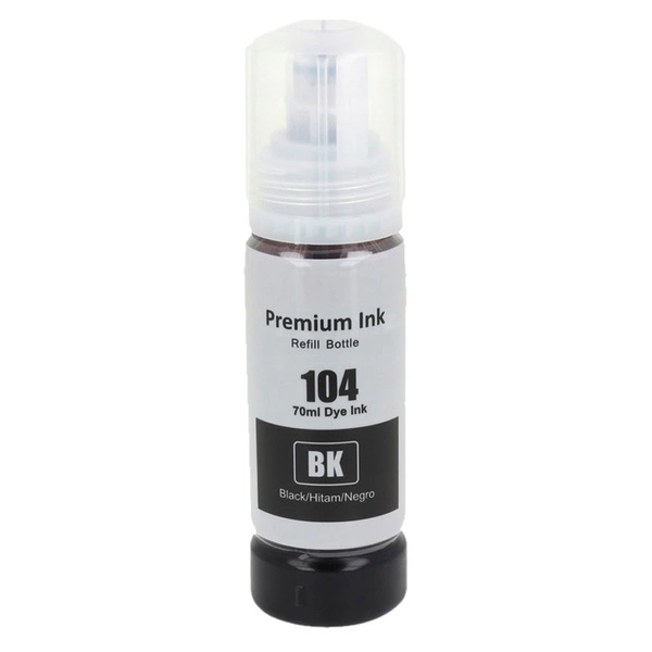 Tusz 104 Black do drukarek Epson EcoTank ET-2710 / ET-2820 – zamiennik DDPrint – 70 ml