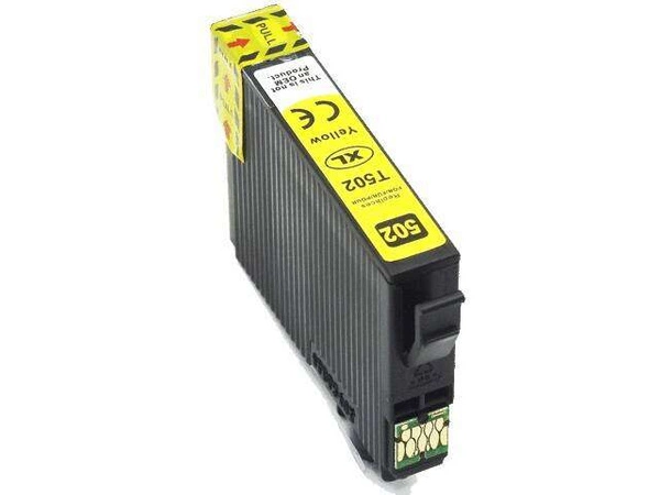 Tusz T502XL Yellow do drukarek Epson Expression Home / WorkForce – zamiennik DDPrint – 14 ml