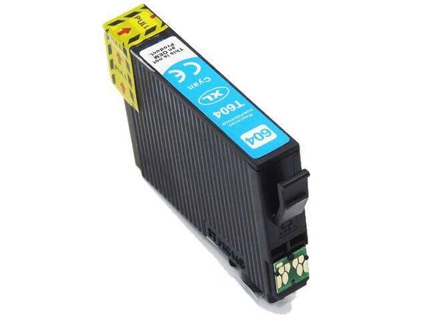 Tusz 604XL T604 Cyan do drukarek Epson WF-2910 / WF-2930 / XP-2200 – zamiennik DDPrint – 14 ml