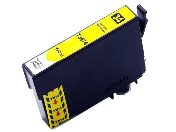 Tusz T3474 34XL Yellow do drukarek Epson WorkForce Pro WF-3720 / WF-3725 – zamiennik DDPrint – 18 ml