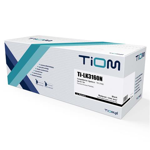 Zgodny Toner Tiom Ti-LK3160N zamiennik Kyocera 3160N | TK-3160 | 12,5k | black