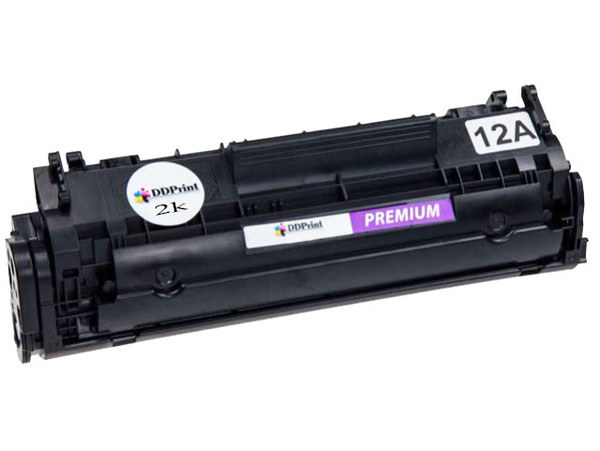Toner DDPrint DD-H12A2P zamiennik HP 12A Q2612A 2k Black Premium do HP 1010 1012 1015 1018 1020 1022