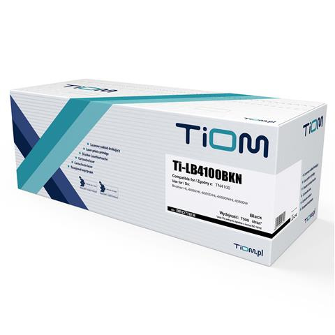 Zgodny Toner Tiom EOL Ti-LB4100BKN zamiennik Brother 4100B | TN4100 | 7,5k | black